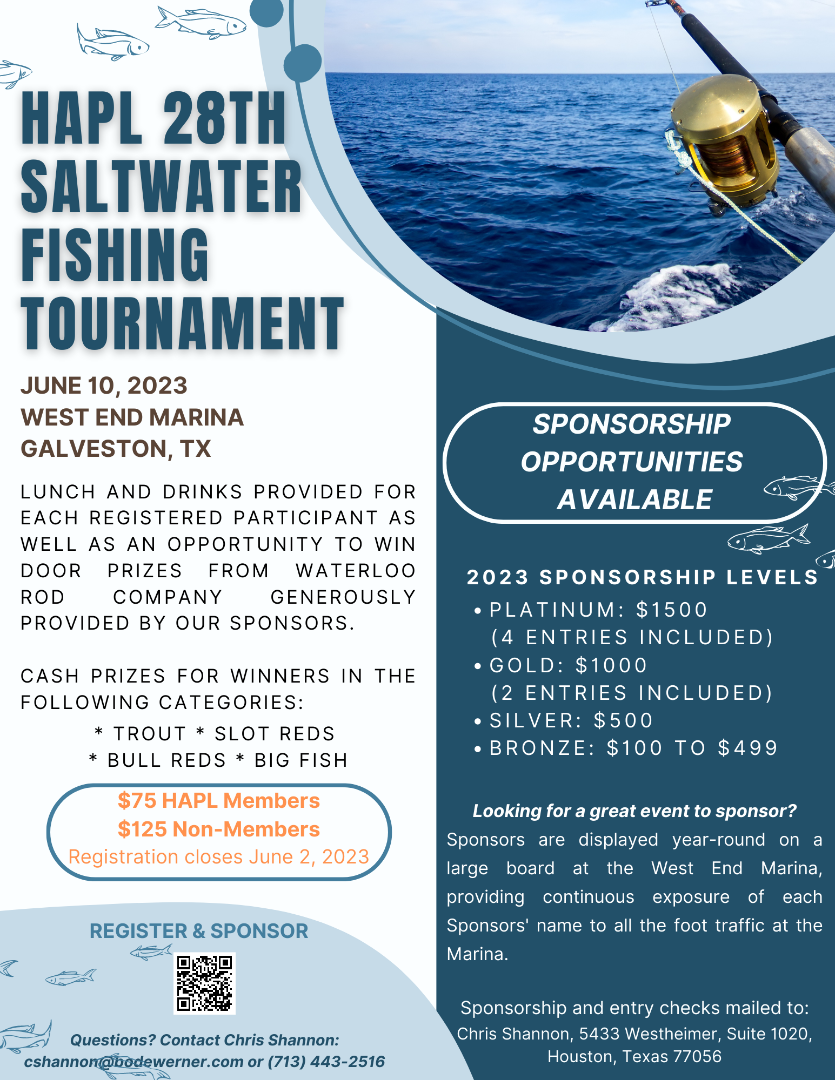 Event HAPL 28th Annual Fishing Tournament